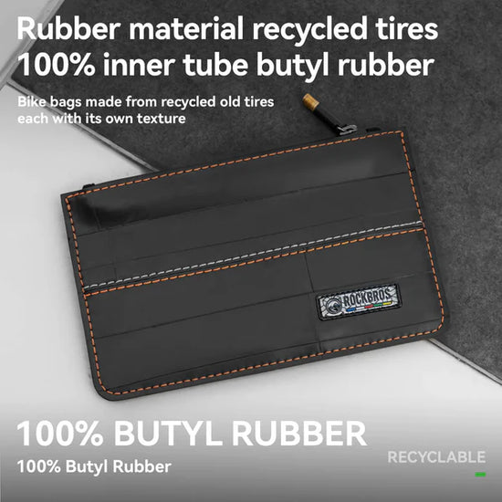 ROAD TO SKY Tyvek® Recycled Tire Bike Wallet - 0.7L